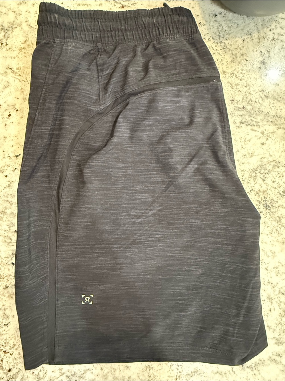 Lululemon Men’s Black Charcoal Athletic Shorts
